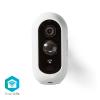TELECAMERA SMART WIFI NEDIS WIFICBO30WT FULL HD 1080P, IP65, MAX DURATA DELLA BATTERIA: 6 MESI, CLOUD, MICROSD, 5 VDC, CON SENSORE DI MOVIMENTO, VISIONE NOTTURNA, ANDROID™/ IOS - BIANCO